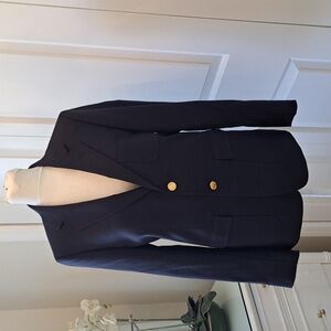 Loro Piana x Brooks Brothers Boys Classic Navy Wool Formal Blazer/Sport Coat S16